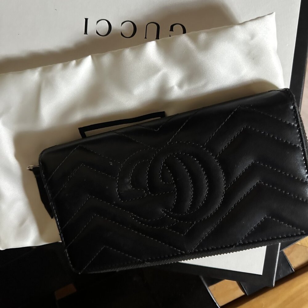 Double G Gucci zipped wallet - Picture 2 of 4